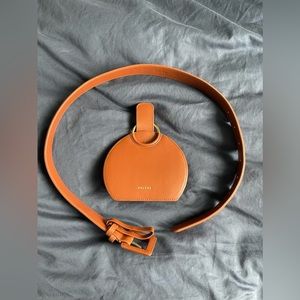 Polene Numero Six Mini Belt Bag Discontinued sz S/M in Terracotta w/ Dust Bag